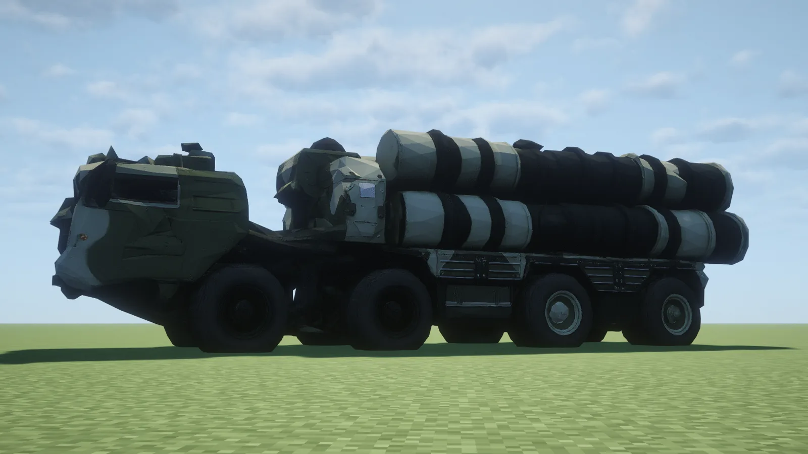 Az S-300 kilövője a játékban